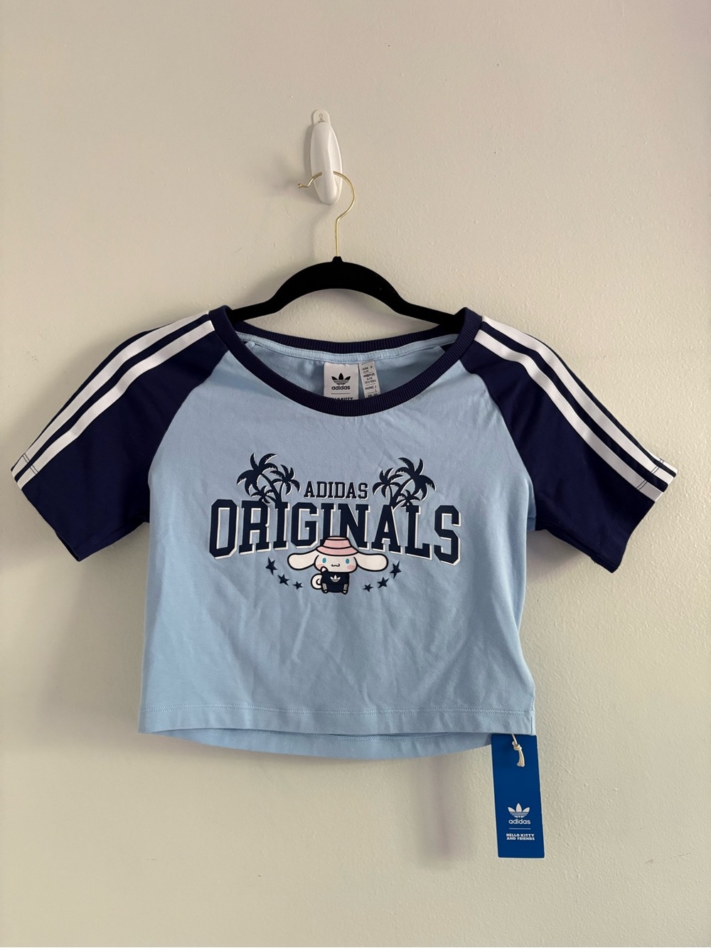 Adidas Originals Sanrio Cinnamoroll Crop T-Shirt